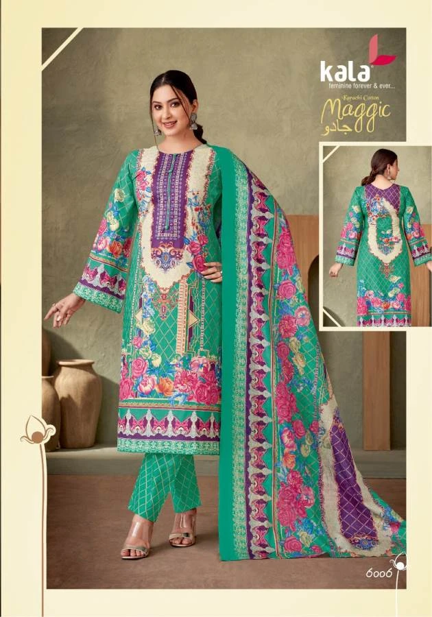 Kala Magic Vol 21 Cotton Wholesale Pakistani Print Salwar Suit Catalog — Wholesale Salwar Suits, MPA wholesale from Surat — view 9